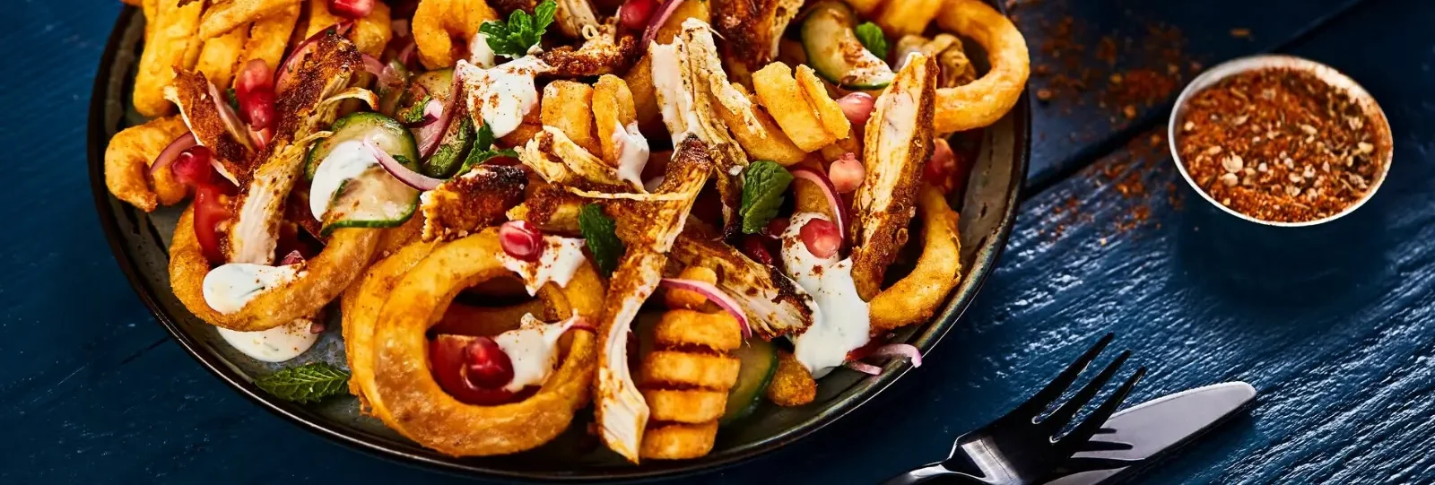 Food on table from restaurant food suppliers