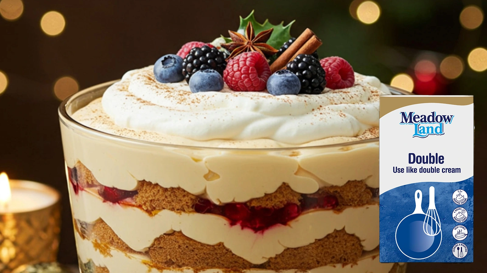 trifle in glass holder